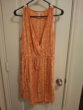 Time and Tru Peach Sleeveless Dress
